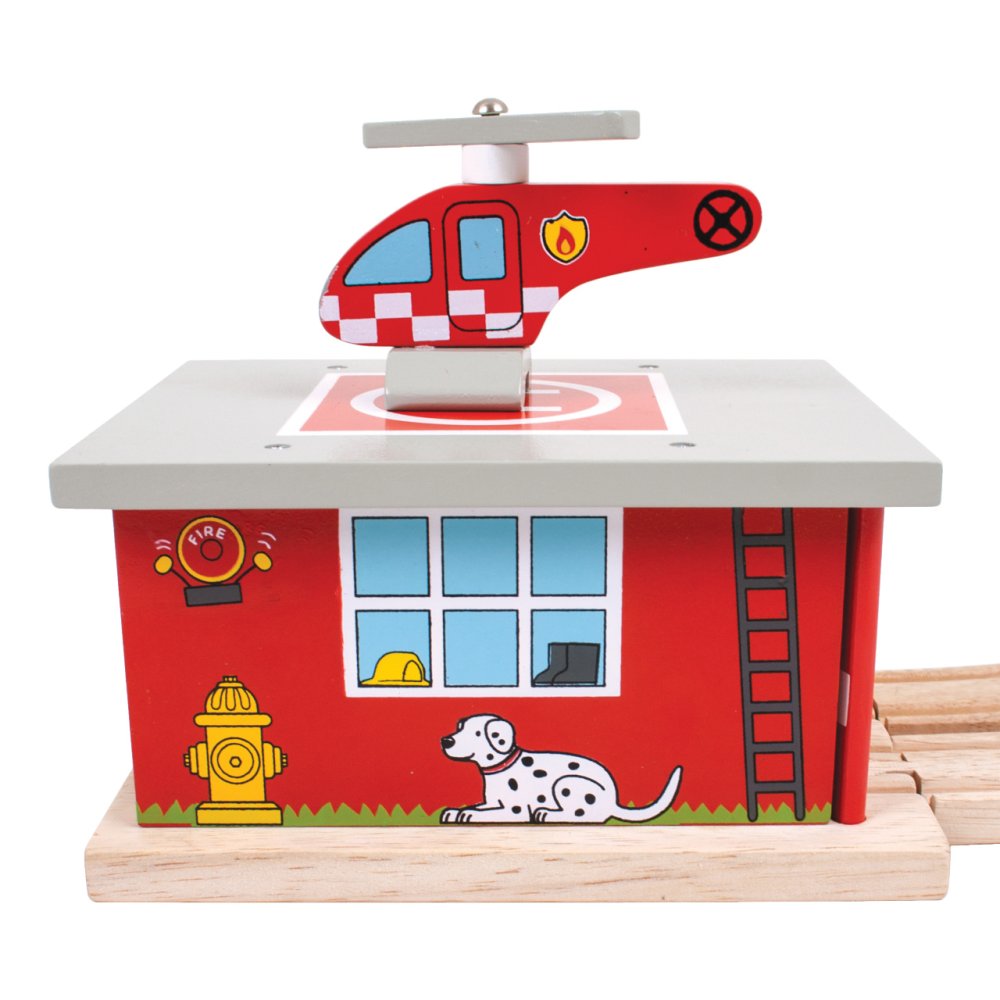 Bigjigs Rail Depo Straż Pożarna (zdjęcie 7)
