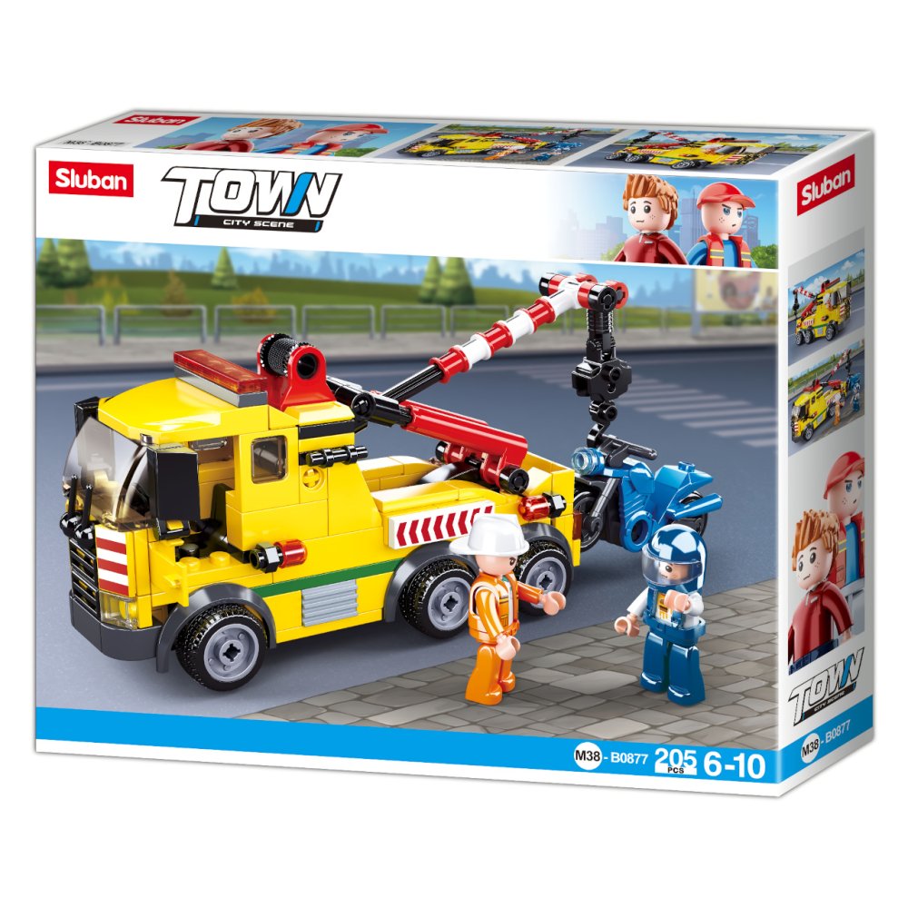 Sluban Town M38-B0877 Odtahovka s motorkou (obrázek 4)