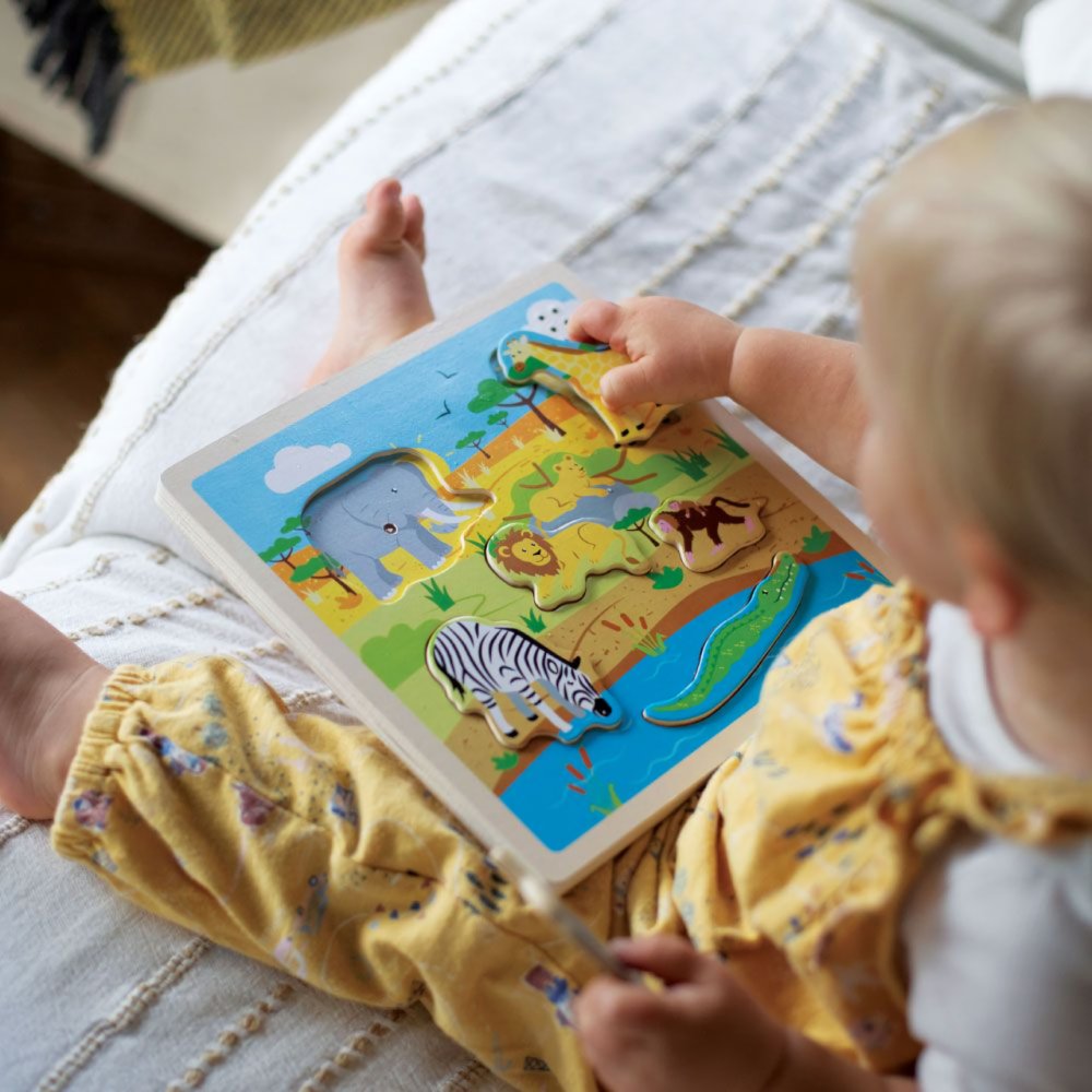 Bigjigs Toys Vkládačka se zvukem Safari (obrázek 5)