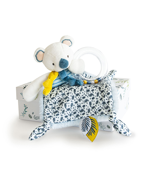 Doudou Dárková sada - koala Yoca s chrastítkem 22 cm (obrázek 9)