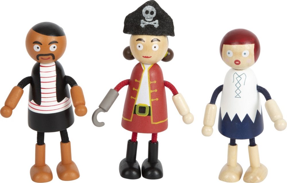 small foot Ohebné panenky pirátské figurky (obrázek 4)