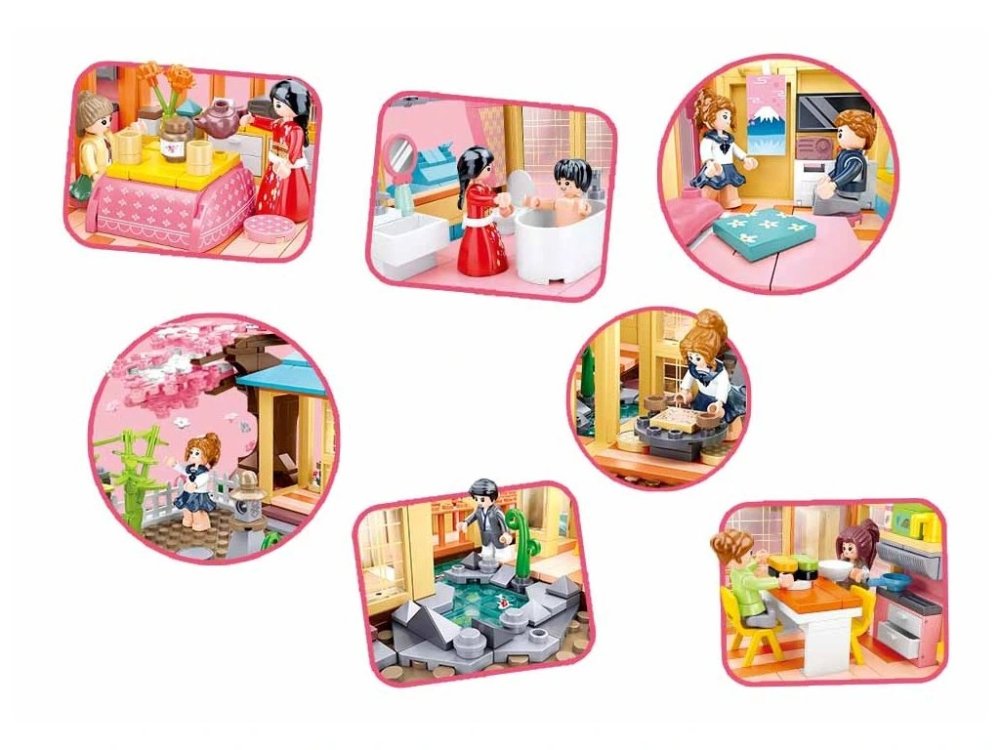 Sluban Girls Dream M38-B1017 Dům se sakurou (obrázek 5)