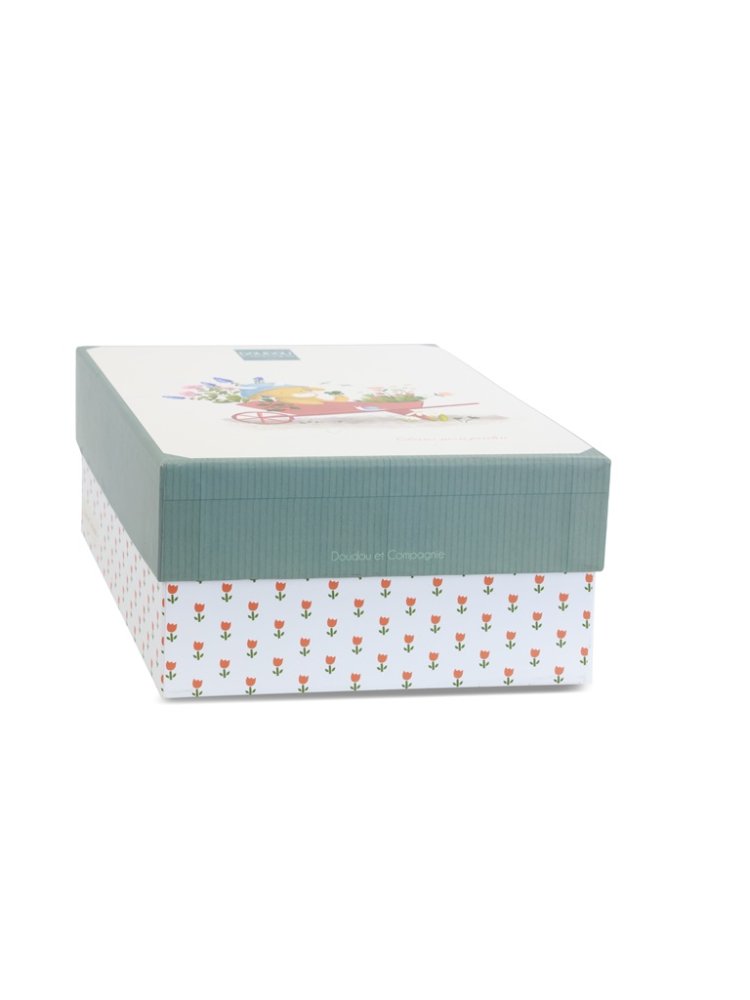 Doudou Dárková sada Plyšová kravička Aneth s chrastítkem 21 cm (obrázek 8)