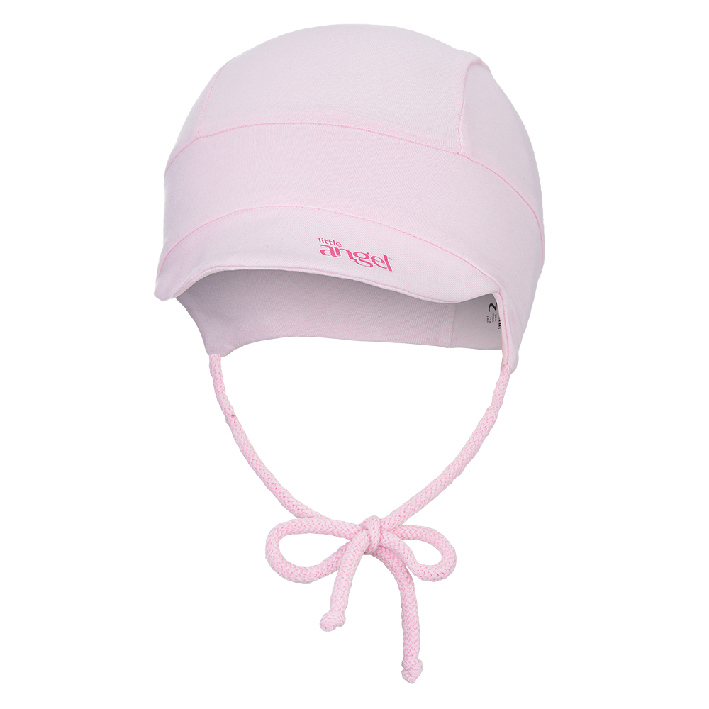 Mütze dünn zum Binden Outlast® - rosa Baby 3 | 42-44 cm