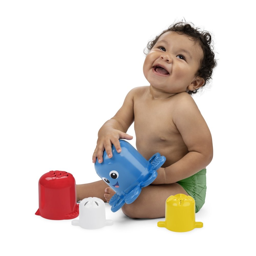 BABY EINSTEIN Opus's Stack & Stream™ Juego De 5 Vasos Apilables 3m+