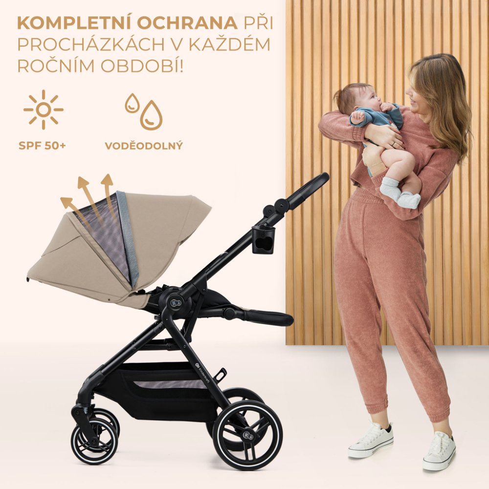 KINDERKRAFT SELECT Passeggino Sportivo Yoxi Sand Beige