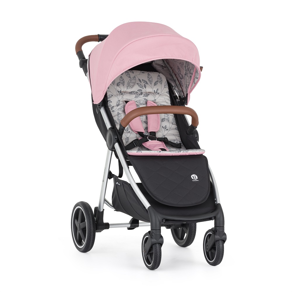 PETITE&MARS Sportkinderwagen Royal2 Silver Rose Pink + PETITE&MARS Tasche Jibot GRATIS