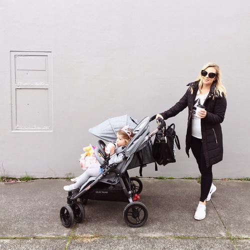 VALCO BABY Snap Ultra Duo Tvillingvagn Skräddarsydd Grå Marle + PETITE&MARS Fusak Jibot