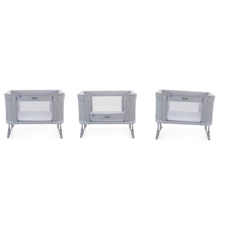 Letto CHICCO Next2Me Forever - Grigio Luna