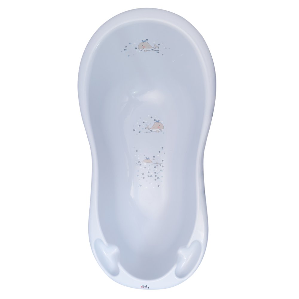 MALTEX Bath Tub Whale Minimal 84 Cm - Satin Blue