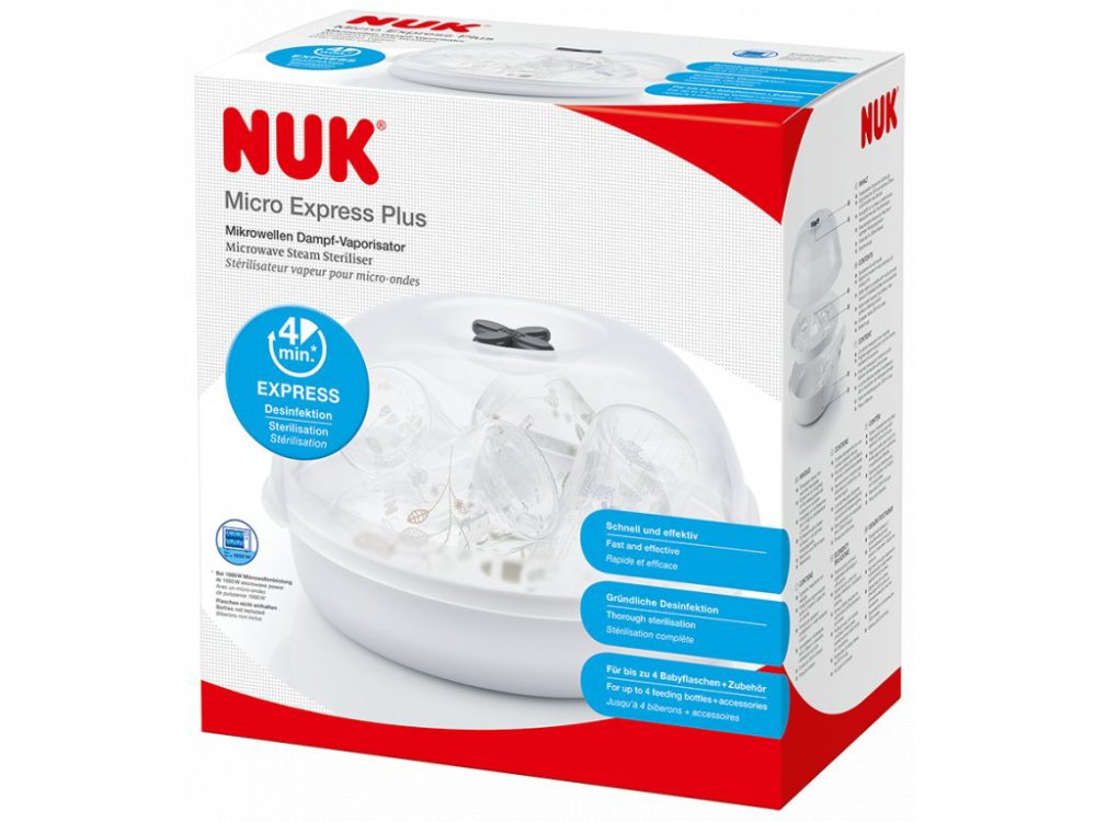 NUK Micro Express Plus Mikrohullámú Sterilizáló