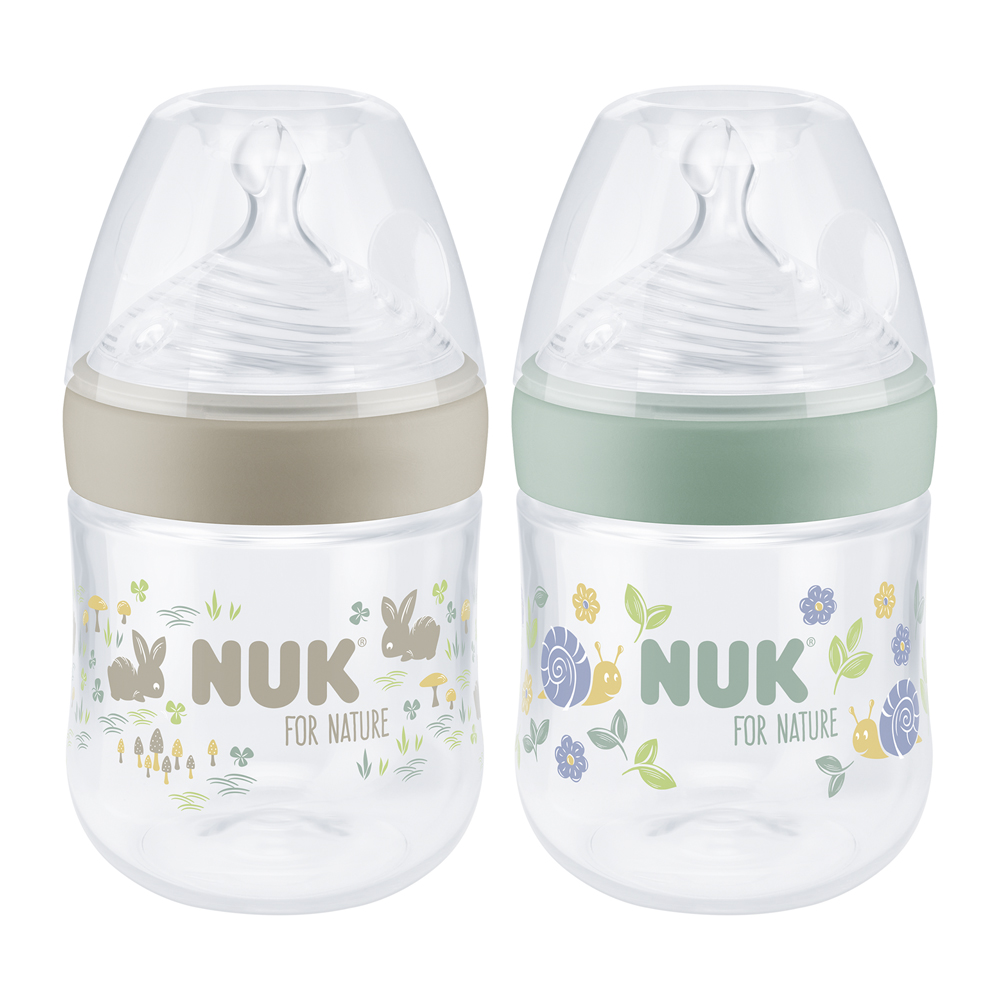 Butelka Dla Niemowląt NUK For Nature Z Regulacją Temperatury, Brązowa 150 Ml