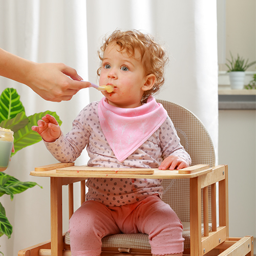 BABYONO Bladeren Katoenen Slabbetje 2st, 0m+