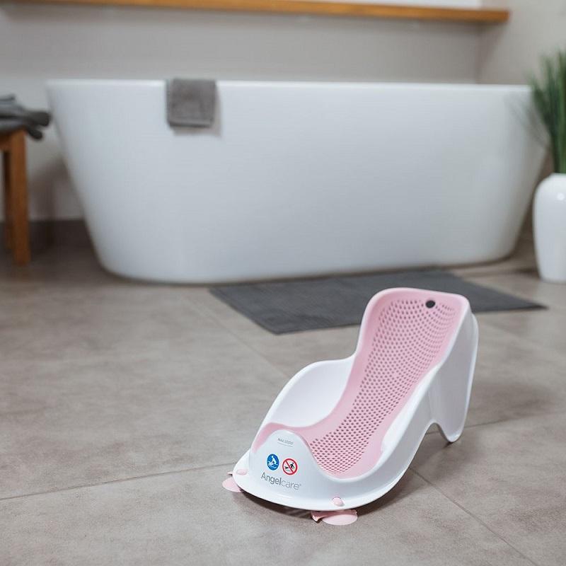 ANGELCARE Chaise Longue De Bain FIT Rose Clair