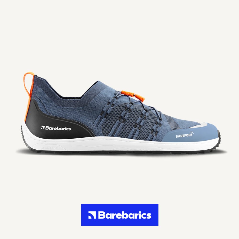 Barebarics Voyager Barefoot Tornacipő - Dark Blue & White 47 Blue