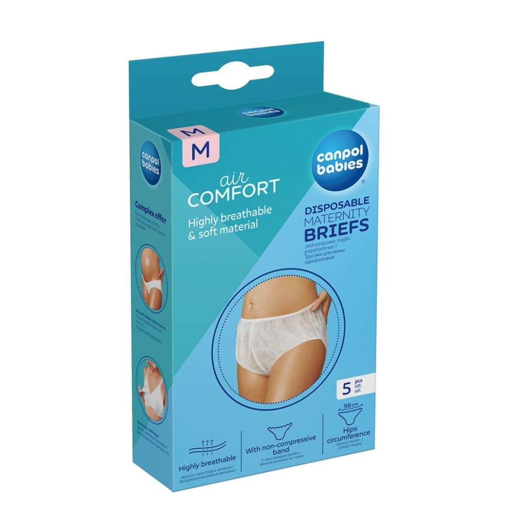 CANPOL BABIES Majtki jednorazowe 5 szt M/L