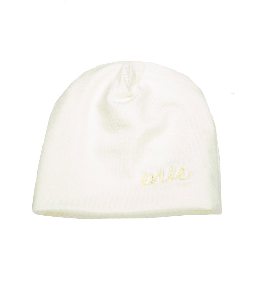 ENIE BABY Bonnet enfant Bambou beige uni 2-3 ans