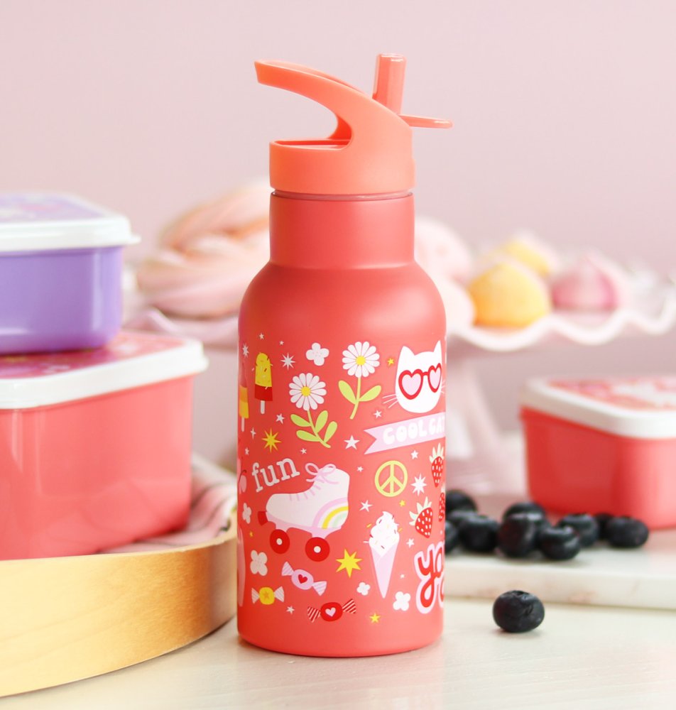 A Little Lovely Company - Borraccia in acciaio inossidabile, 350 ml - Divertimento - immagine 5