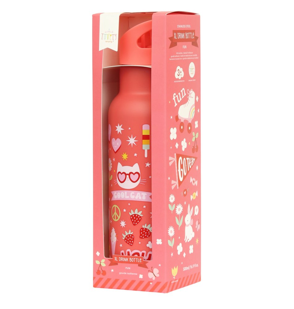 A Little Lovely Company - Borraccia in acciaio inossidabile, 500 ml - Divertimento - immagine 4