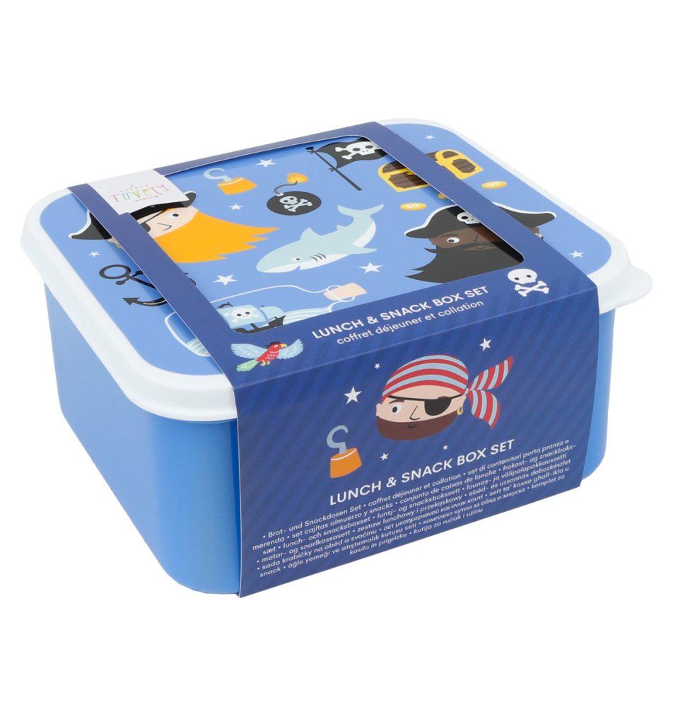 A Little Lovely Company - Ensemble de quatre boîtes à goûter - pirates – Image 4