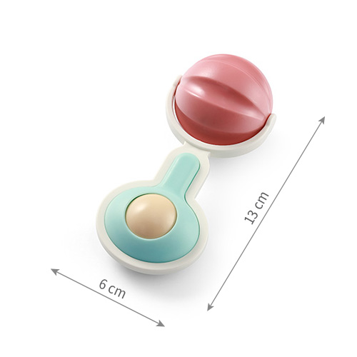 BABYONO Sonaglio con massaggiagengive Barbell 0m+ - immagine 6