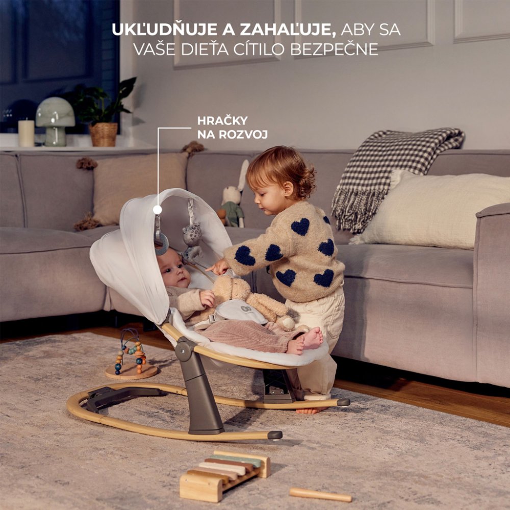 Transat Elsu Grey KINDERKRAFT, jusqu'à 9 kg – Image 6