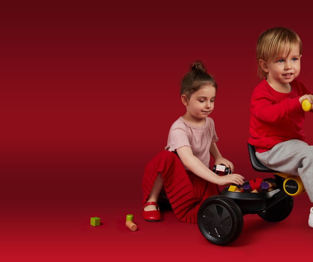 QPLAY Triciclo Ant plus Blue, età 2 - 6 anni - immagine 3