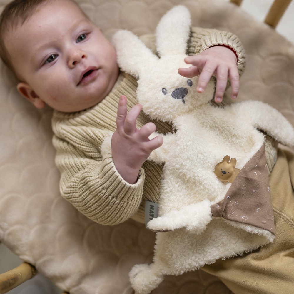 NATTOU Przytulanka mini Lapidou Teddy Glow waniliowy 35 cm, 0 m+ - obrazek 7