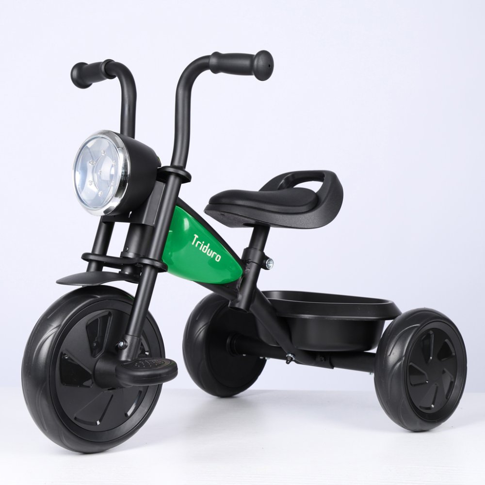 QPLAY Triciclo Triduro Green, età 2-6 anni