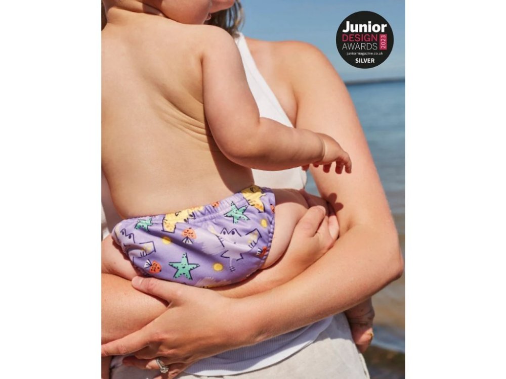 BAMBINO MIO Ensemble de 3 pièces pour la natation, OEKO-TEX® Standard 100, Sable, 7-9 kg-6-12 m – Image 7