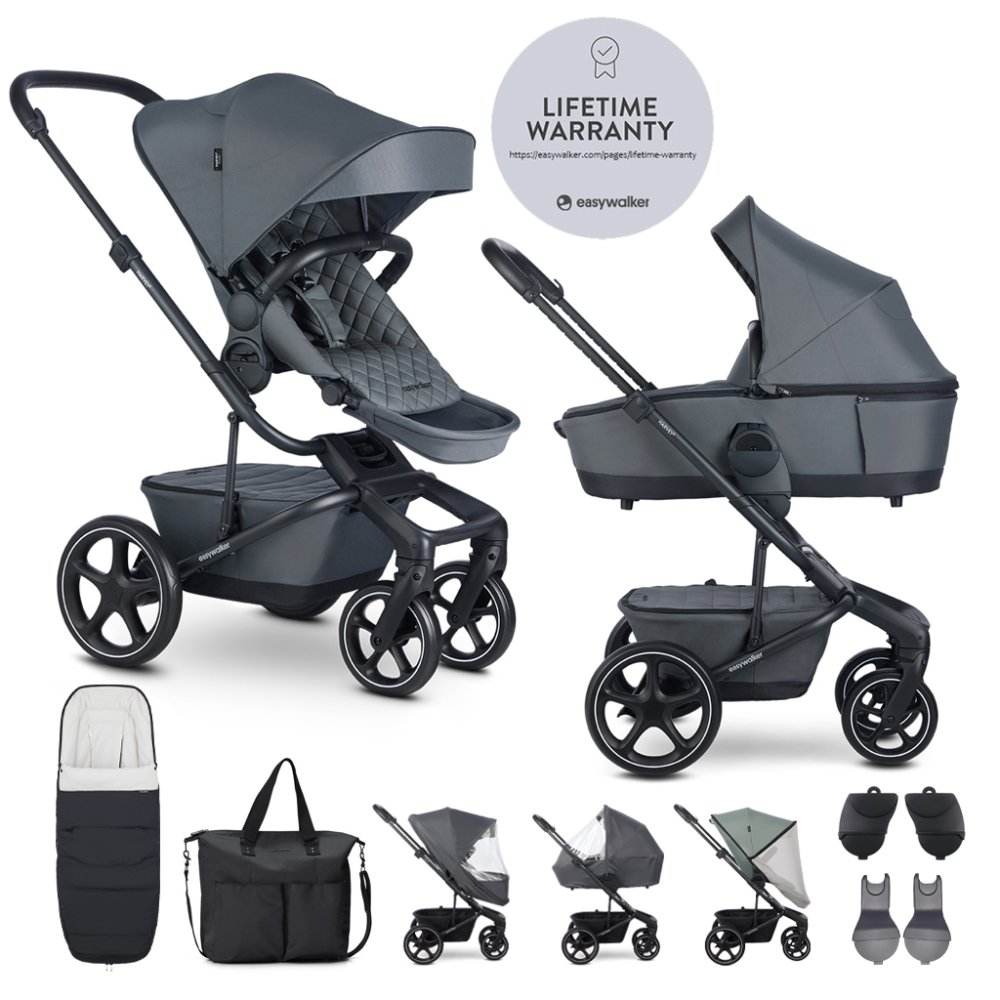 EASYWALKER Wózek wielofunkcyjny Harvey⁵ Premium Mineral Grey XXL RWS