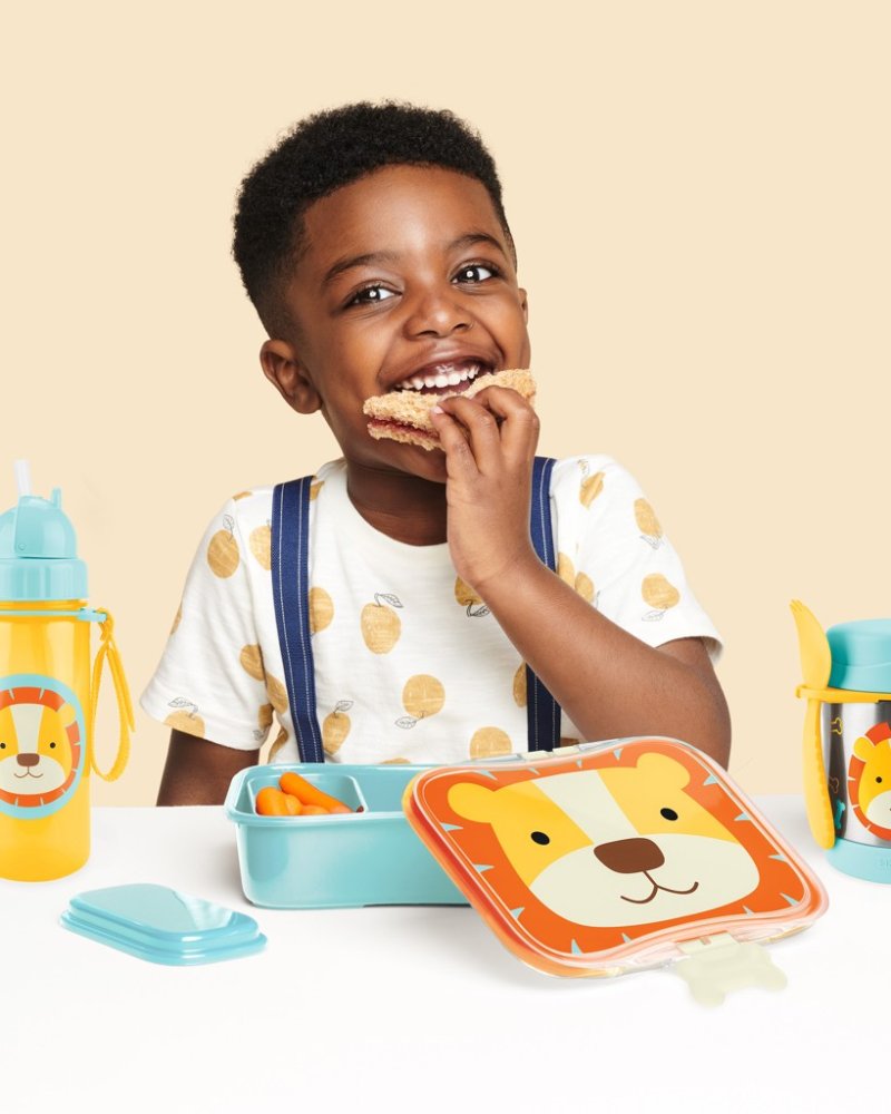 SKIP HOP Zoo Boîte à goûter 700 ml Lion 3 ans et + – Image 4