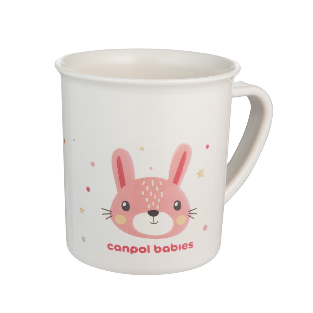 CANPOL BABIES Tasse en plastique CUTE ANIMALS - lapin 170 ml