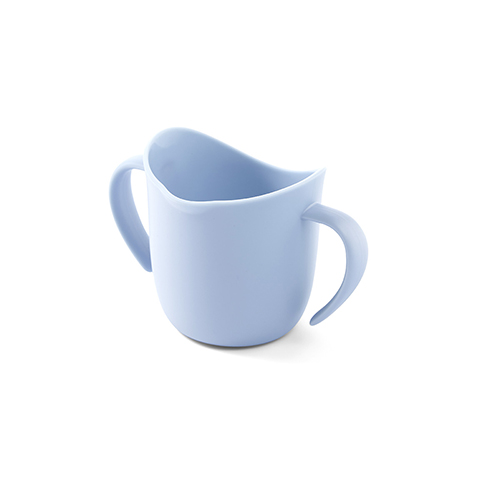 BABYONO Tasse ergonomique avec anses 120 ml menthe 6 mois et plus – Image 6