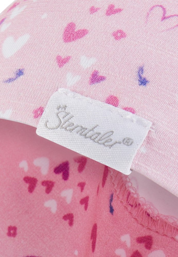 STERNTALER Cappellino con protezione UV 50+ cuori bambina 47 cm-9-12 m - immagine 5