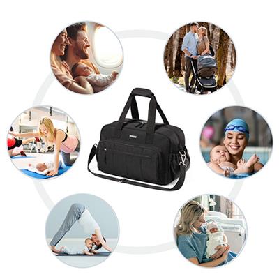 BABYONO Borsa fasciatoio da viaggio 40x20x25 cm - black - immagine 7