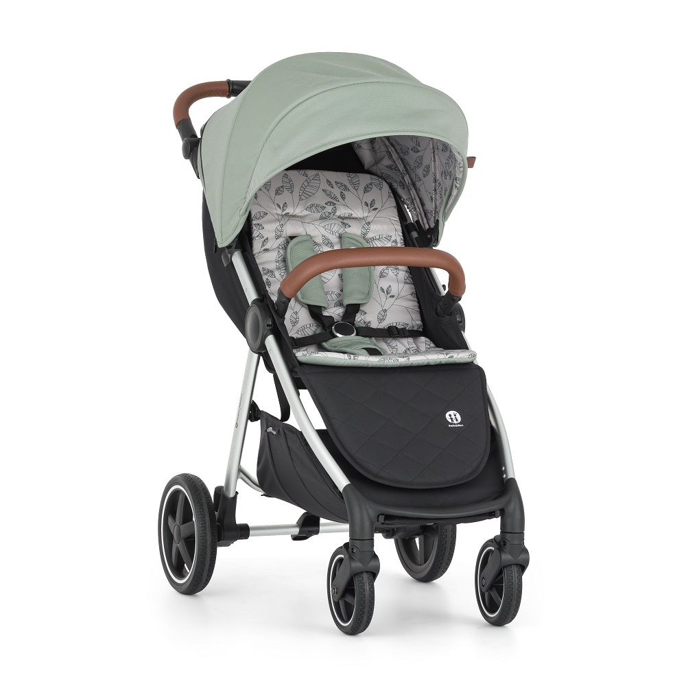 PETITE&MARS Wózek spacerowy Royal3 Silver Iron Green - obrazek 3