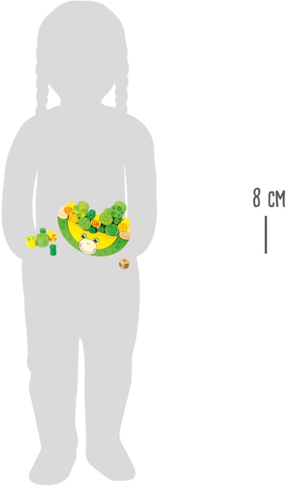 small foot Juego de motricidad de madera rana equilibrada - Imagen 4