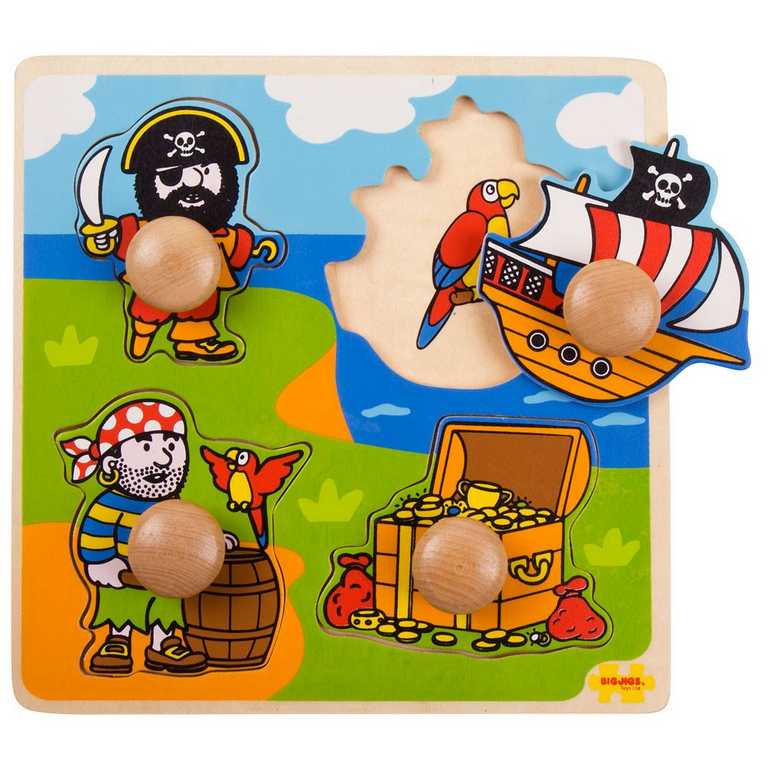 Bigjigs Toys Puzzle de encaje Piratas