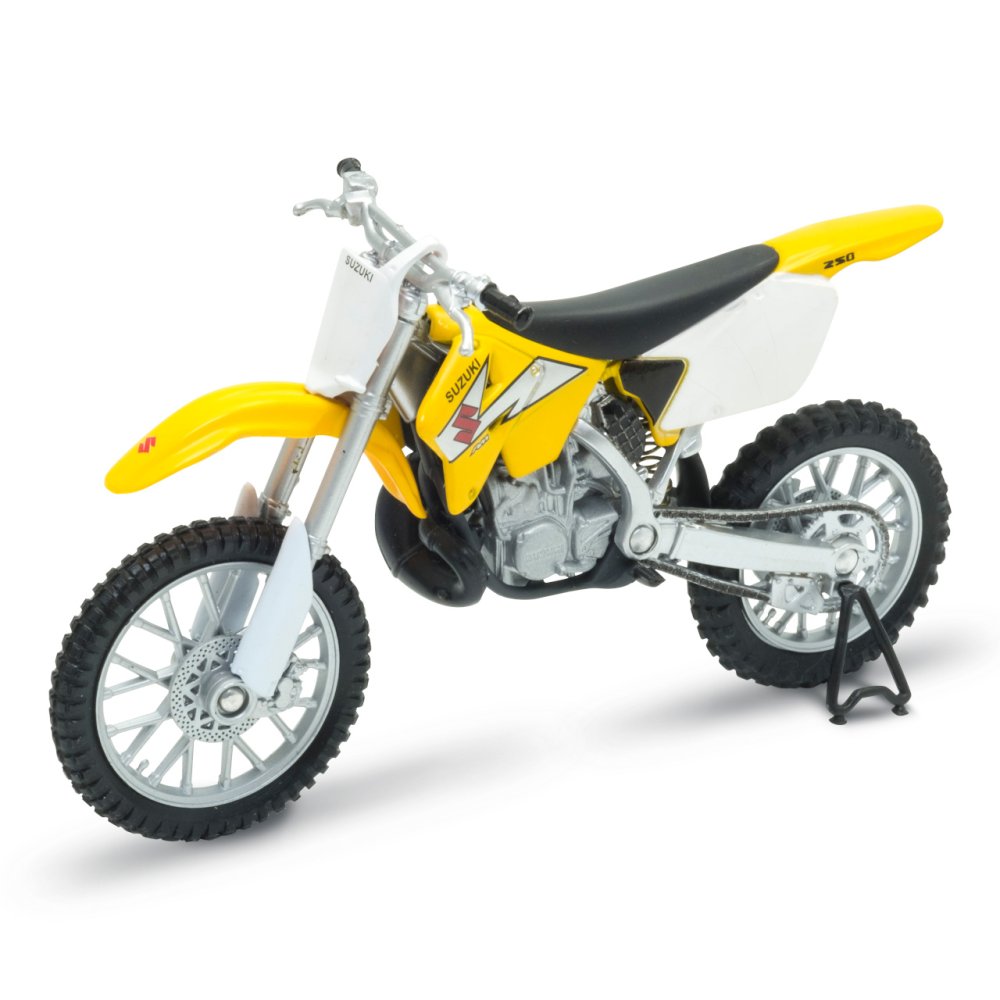Welly Motocicletta Suzuki RM250 1:18 giallo