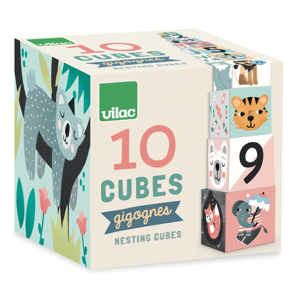 Torre Apilable de Cubos Vilac Michelle Carlslund - Imagen 3