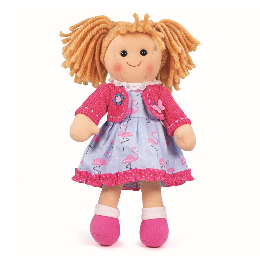 Bigjigs Toys Lalka szmaciana Maggie 34cm