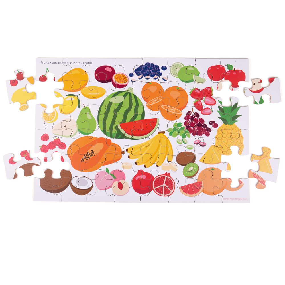 Bigjigs Toys Puzzle de Sol Fruits – Image 4