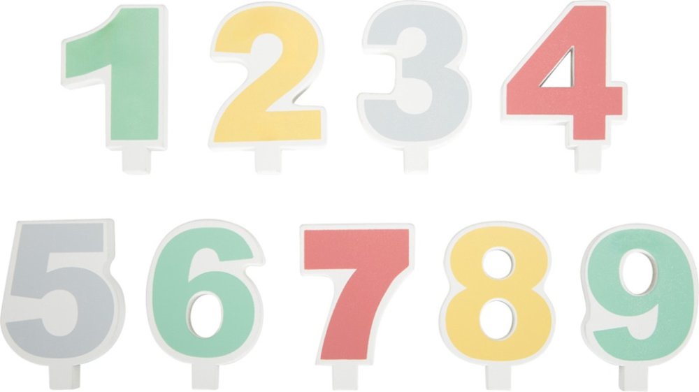 small foot Drewniany pociąg urodzinowy ze zwierzątkami - obrazek 7