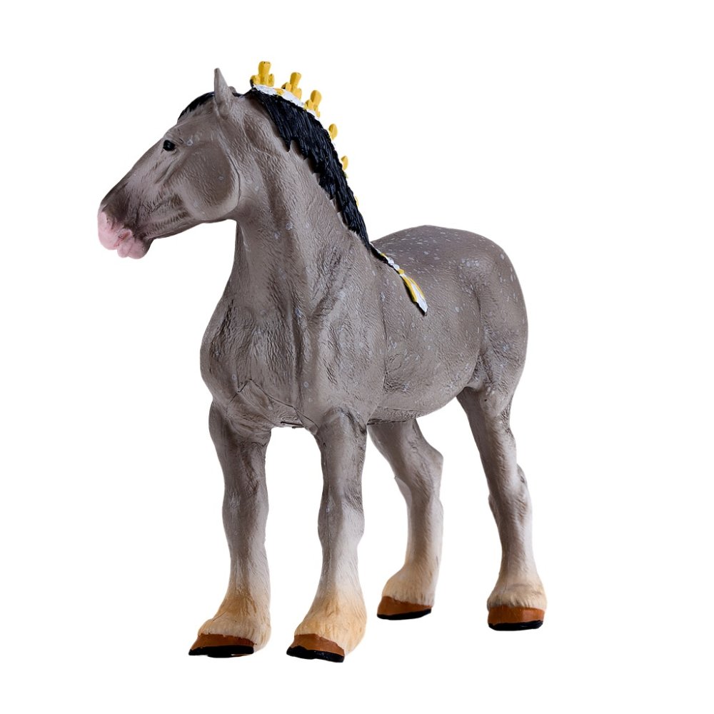 Mojo Koń rasy Shire siwy deresz - obrazek 3