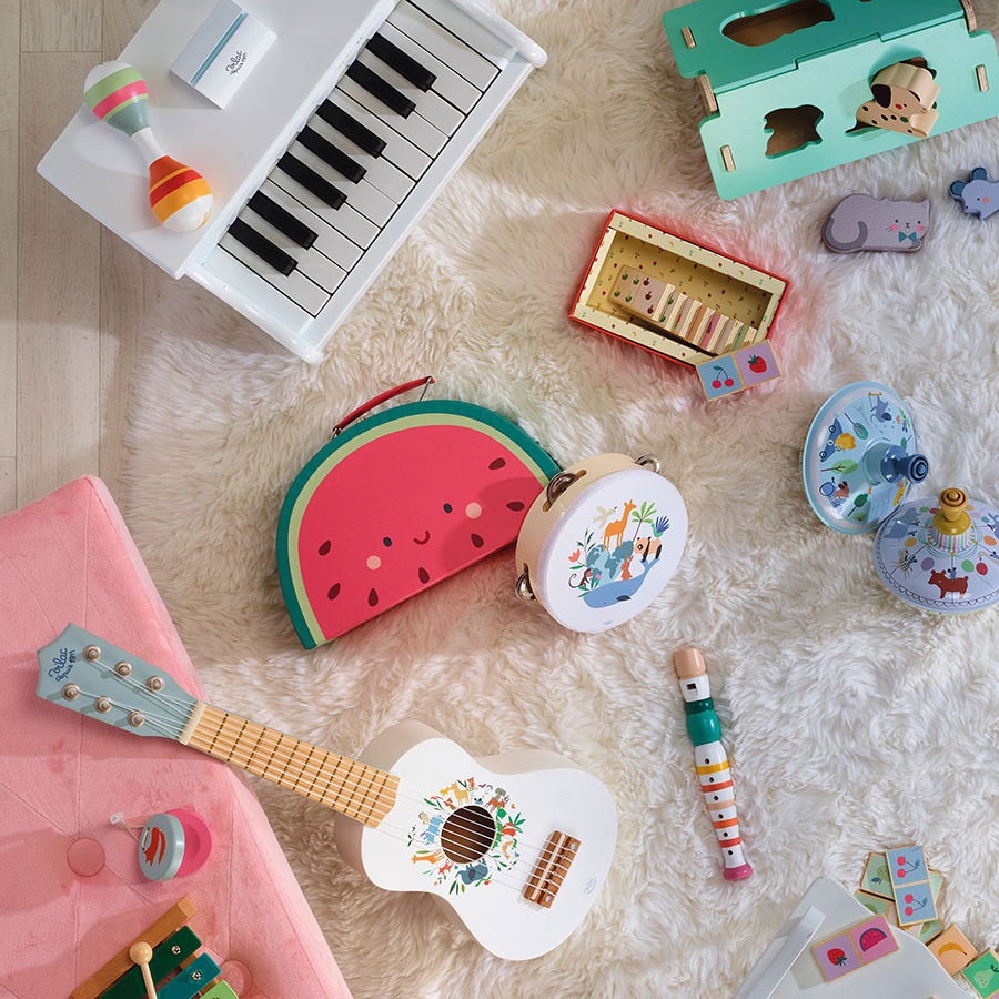 Vilac Set musicale in legno Animali del mondo Sarah Betz - immagine 3