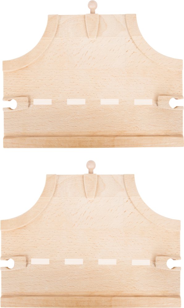 small foot Drewniany tor samochodowy Skrzyżowanie T