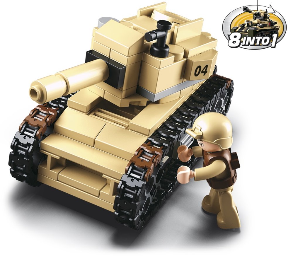 Sluban Army 8in1 M38-B0587B Tank