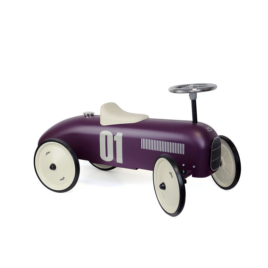 Draisienne Vintage en métal Vilac violet foncé