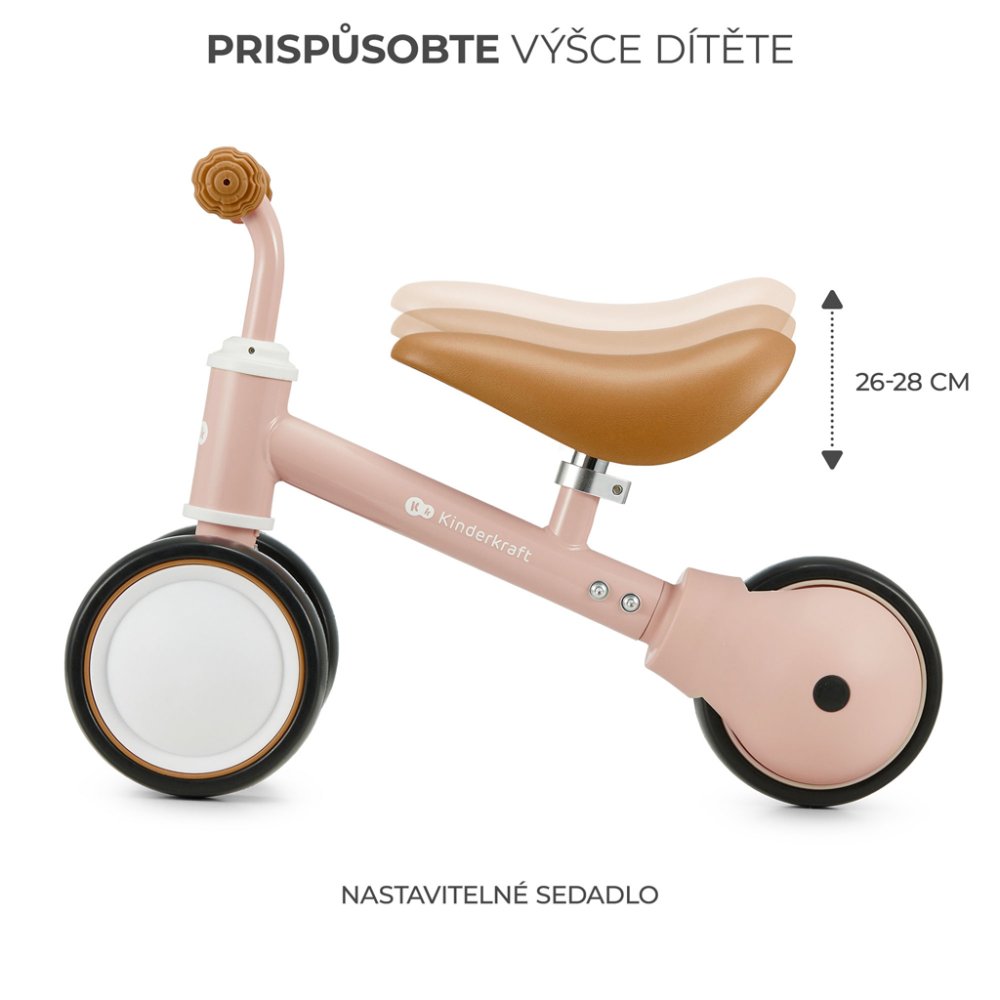 KINDERKRAFT Bicicletta senza pedali Cutie Pink - immagine 4